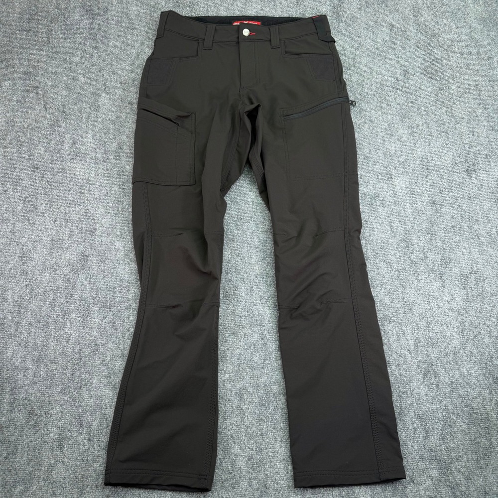 Milwaukee Pants Mens 30x32 (Fit 32x31) Black Freeflex Tech M651 Work Nylon Cargo